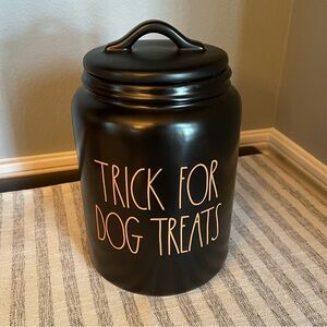 NEW - Rae Dunn Trick For Dog Treats Large Canister - Halloween